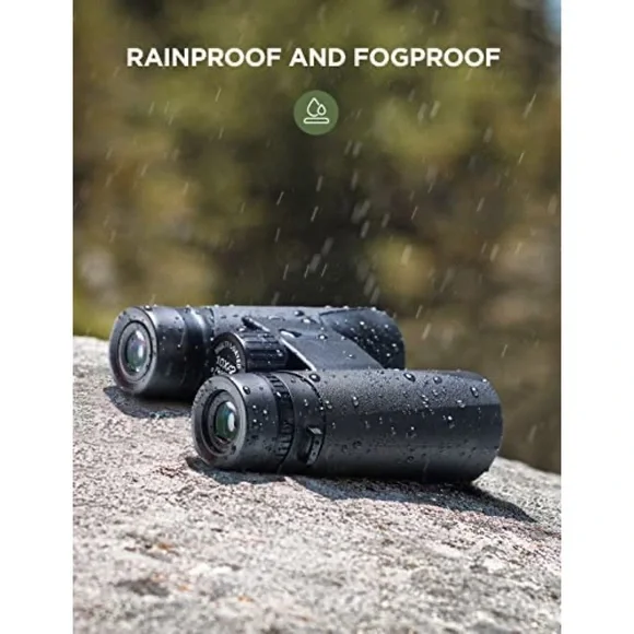 10x42 HD Compact Binoculars with Large View Clear Low Light Vision Waterproof - Picture 3 of 6